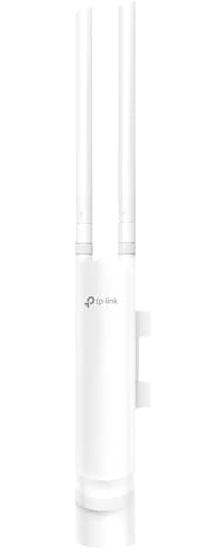 TP-Link EAP225 Outdoor AC1200 Gigabit WLAN Access Point Für Garten (300Mbit/s 2,4GHz 867Mbit/s 5Ghz mit 2 * 2-MIMO, unterstützt PoE 802.3af, Omada SDN, wetterfestes Gehäuse) weiß