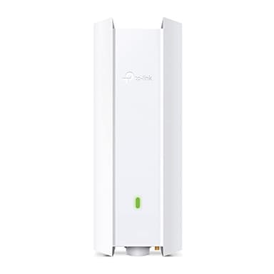 TP-Link EAP610-Outdoor AX1800 Gigabit Dualband WiFi 6 WLAN Access point (Dualband 1775Mbit/s, Omada SDN, zentrales Management, 1 Gigabit Port, IP67, nahtloses WLAN-Roaming, PoE angetriebene) weiß