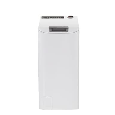 Hoover Toplader Waschmaschine THOS476TM5-S 7 kg I Smarte Bedienung mit Wi-Fi und Bluetooth I Nachlegefunktion I Mix Power System I 1400 U/min Schleuderdrehzahl I Weiß