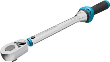 Hazet Drehmomentschlüssel 5110-3CT I Abtrieb: Vierkant 10 mm (3/8 Zoll), Toleranz: 3%, 30 Zähne (Betätigungswinkel 12 Grad) I anwenderfreundliche Umschaltknarre für Auto und Fahrrad I 320 mm