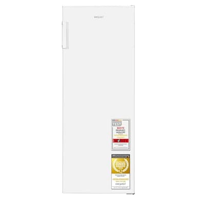 Exquisit Gefrierschrank | 168 l Nutzinhalt, Energieeffizienzklasse D, 40 dB(A) | hohe Bauform, 4-Sterne-Gefrieren, manuelle Temperaturregelung, wechselbarer Türanschlag | GS5230-H-040D weiss