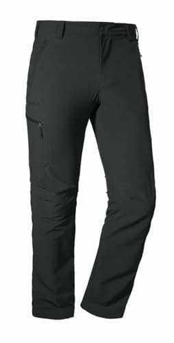 Schöffel Herren Pants Folkstone, leichte Wanderhose mit Stretch-Material, robuste Outdoor Hose mit sportlichem Schnitt, asphalt, 56