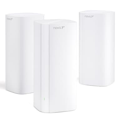 Tenda ME6 Pro Wi-Fi 7 Mesh System, (BE5100 Dual-Band 2,4GHz 688Mbit/s, 5GHz 4323Mbit/s) Breite Abdeckung,1x 2,5G & 2xGigabit Ports, Ethernet-Backhaul, EasyMesh, MLO, VPN, Nahtloses Roaming, 3er-Pack