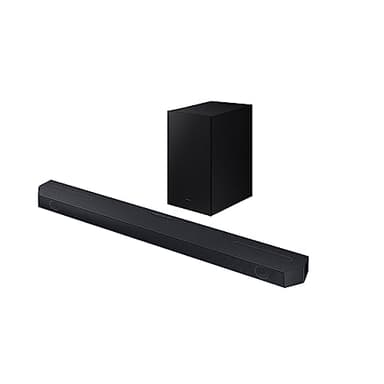 SAMSUNG Soundbar HW-Q600C/ZF Q-Serie, 9 Lautsprecher, Wireless Dolby Atmos, 3.1.2-Kanal-Audio, Q-Simphony, Black 2023