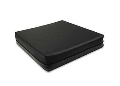 PEPE Mobility Antidekubitus Sitzkissen Rollstuhl 42x42x8 cm, Orthopädisches Kissen Memory Foam, Rollstuhlkissen gegen Dekubitus, Druckentlastendes Sitzkissen, Schwarz