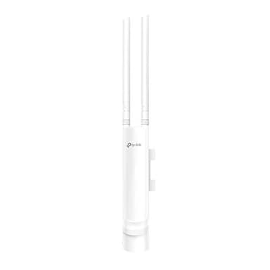 TP-Link EAP110-Outdoor Outdoor WLAN Access Point (300Mbit/s 2,4GHz, Omada SDN, unterstützen nur passives PoE, IP65 wetterfest für Außenumgebung) weiß