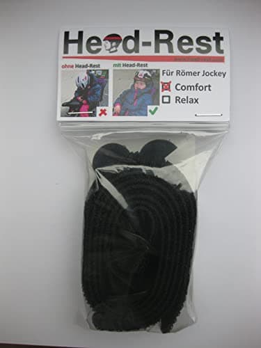 HEAD-REST Comfort Kinder Kopfhalterung u. Nackenstütze zum Schlafen im Fahrradsitz Römer Jockey Comfort Komplettset