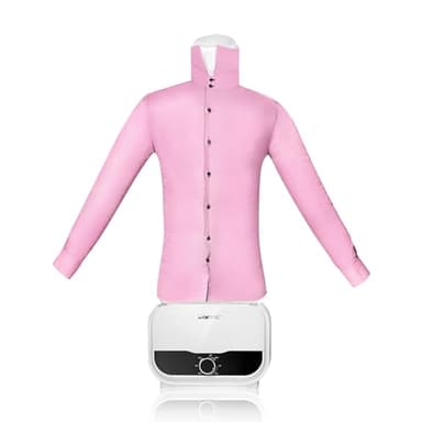 Clatronic automatischer Hemdenbügler | für knitterfreie Hemden, Blusen, Shirts u. Hosen | ersetzt Bügeleisen o. Dampfbügelstation | Bügelpuppe mit leistungsstarken 1200 Watt | Bügelmaschine HBB 3734