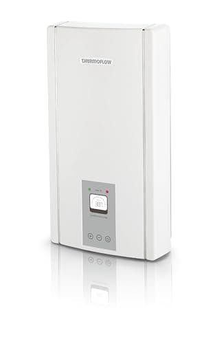 Thermoflow Elex 18 kW Durchlauferhitzer 400 V druckfest | Warmwasserbereiter bis 55 °C | G 1/2“ Anschluss | 10 L/min | Durchlauferhitzer für Waschtisch, Dusche oder Badewanne