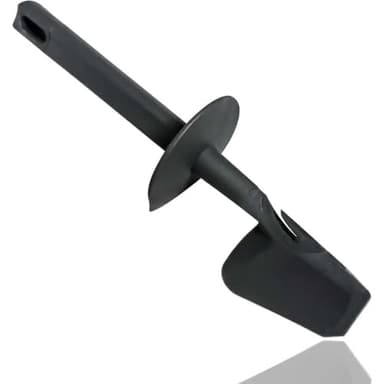 Spatel für Thermomix TM5 TM6 TM31, Teigschaber Ersatzteil Kunststoff Spachtel Zubehör für Vorwerk Küchenmaschine (Schwarz)