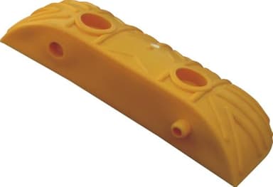 Temka 12101 EG Temposchwelle 10 KM/H, Endstück, gelb