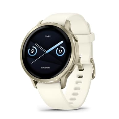 Garmin Venu 4 41mm - Fitness-Smartwatch, 1,2" AMOLED Touchdisplay, bis zu 10 Tage Akkulaufzeit, 80+ Sport-Apps, EKG, Health Status, Fitness Coach, Rollstuhlfunktionen, Telefonie, Taschenlampe