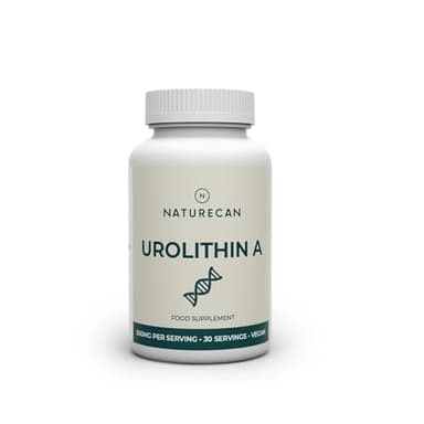 Naturecan Urolithin A 500 mg (30 Kapseln) - Hochreines Nahrungsergänzungsmittel, 100% Vegan, 30 Portionen