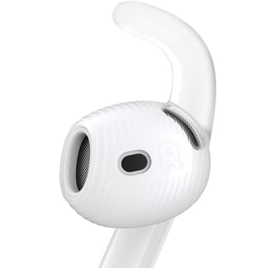 Gcioii Ohrpolster für AirPods 4 Ohrbügel Anti-Rutsch Ohrhörer-Abdeckungen【3 Paar Und Extra Aufbewahrungstasche】 Kompatibel mit Apple AirPods 4. Generation (Transluzent)