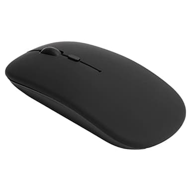 Drahtlose Maus, Mute Black Bluetooth-Computermäuse, Ultradünne Gaming-Büromaus für Laptops Tablets