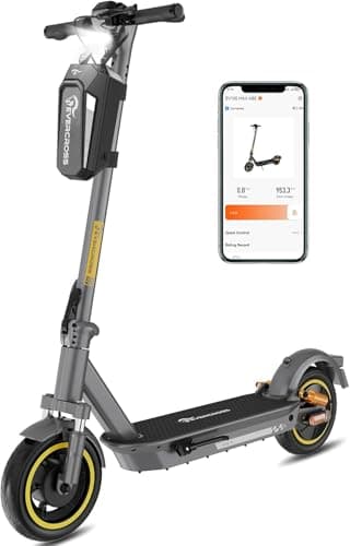 EVERCROSS EV10S MAX Elektroroller mit Straßenzulassung (ABE), Faltbarer E Scooter für Erwachsene - mit APP, 500W Motor, 80-150KM Reichweite, Max.20 km/h, 10" Vakuumreifen mit Gelschicht