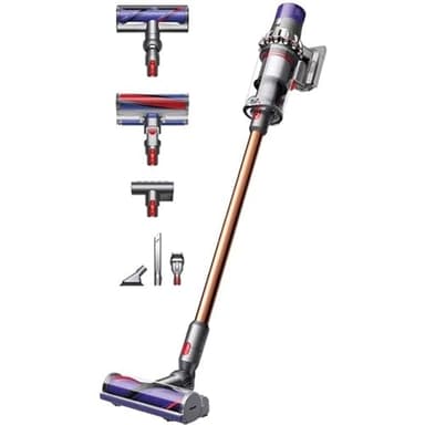 Dyson Cyclone V10 Absolute beutel- und kabelloser-/Softwalze/Handstaubsauger (inkl. 3 Elektrobürsten mit Direktantrieb bzw., Nickel-Cobalt-Aluminium Akku, Wandhalterung und Ladestation)