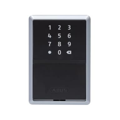 ABUS smarte Schlüsselbox KEYGARAGE One – per App mit Smartphone oder per Zahlencode bedienbar – Schlüsselkasten für 20 Schlüssel – auch ideal für Ferienwohnungen – Modell 787 zur Wandmontage, Schwarz