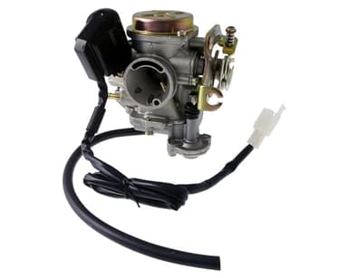 2EXTREME Vergaser mit E-Choke für 50ccm GY6 4 Takt Roller, Ersatzteile für Kymco Agility RS DJ, Baotian BT49QT, Rex, Explorer, Peugeot Kisbee, Znen, 139QMB 139QMA