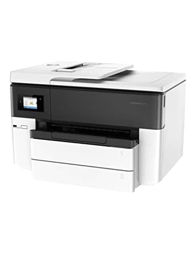HP OfficeJet Pro 7740 A3-Multifunktionsdrucker (DIN A3, Drucker, Scanner, Kopierer, Fax, WLAN, Duplex, HP ePrint, Apple Airprint, USB, 4800 x 1200 dpi), 500 Blatt Papierfach, Schwarz / Weiß