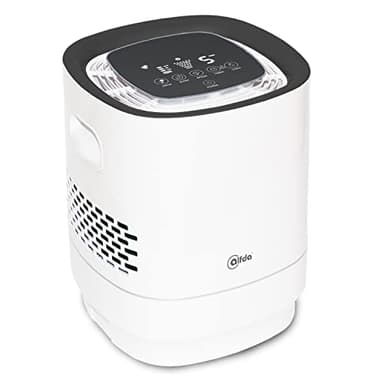 alfda Luftwäscher ALW350 mit HEPA-Filter & Aktivkohlevlies - 250 ml/h Befeuchtung - bis 35 m² - für Allergiker - befeuchtet Raumluft & entfernt 99,5% der Partikel wie Pollen, Feinstaub, Bakterien,…