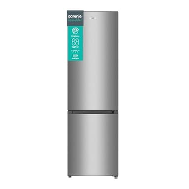 Gorenje RK 4182 PS4 Kühl-Gefrier-Kombination/ Höhe 180 cm/ Kühlen 198 L/ Gefrieren 66 L/ Gemüsefach/ 39dB/ LED Beleuchtung/ HxBxT: 180 x 55 x 55,7 cm / Grau