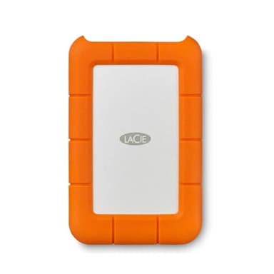 LaCie Rugged Mini 5TB tragbare externe Festplatte, 2.5 Zoll, PC & Mac, inkl. USB-C w/o USB-A Kabel, Data Rescue Service (STJJ5000400)