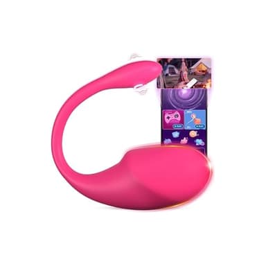 Cacuola KI-Sync Vibrator, Leise Kraftvoll Sex Spielzeug für die Frau Paare, APP Stabile Verbindung Vibratorensets für Frauen Sexspielzeug, 10 Modi Vibration für Frauen, Liebeskugeln für die Frau