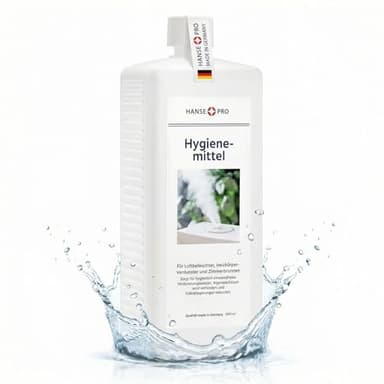 HANSE PRO Hygienemittel, 1 x 1000 ml - Konservierungs-Mittel für Luftbefeuchter, Luftreiniger, Luftwäscher, Heizkörper-Verdunster, Zimmerbrunnen - hält Verdunstwasser hygienisch einwandfrei