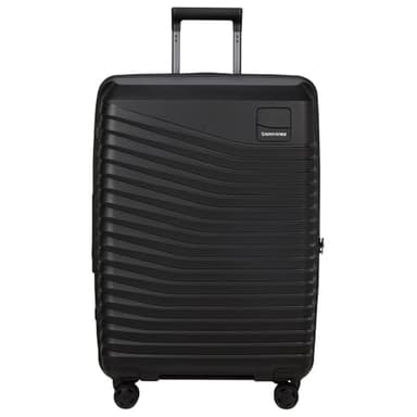 Samsonite Intuo - Spinner M, Erweiterbarer Koffer, 69 cm, 79/87 L, Schwarz (Black)