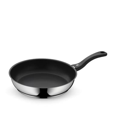 WMF Devil Bratpfanne beschichtet 28 cm, Edelstahlpfanne Induktion, Antihaftbeschichtung, fettarmes Braten, backofenfest bis 70 Grad, für alle Herdarten geeignet, Kunststoffgriff
