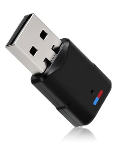 USB Bluetooth 5.3 Adapter für PS4/PS5/PC Bluetooth Empfänger Transmitter Dongle USB Audio Adapter 3 Mbit/s Übertragungsrate Low Latency für Apple Macos/Kopfhörer/Windows