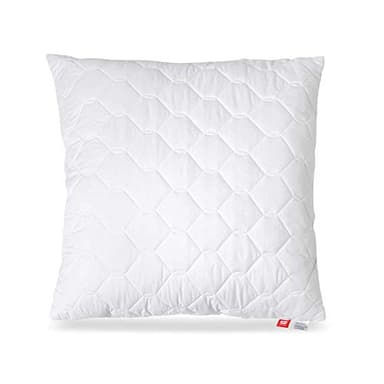 Medicate Mikrofaser Allergiker Kopfkissen 80x80 cm - Allergiker Kissen mit Kugel-Hohlfasern Kissenfüllung - Kissen 80x80 - Waschbar bis 95 Grad Made in Germany