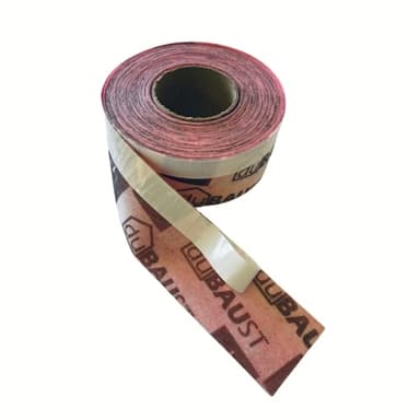 dubaust Fensteranschlussband Fensterband Fensterdichtfolie Fensterdichtband Innen Aussen Luftdicht Schlagregendicht mit Selbstklebestreifen vers. Breiten 30m Rolle (Innen 100mm, 1)