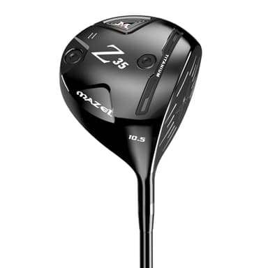 MAZEL Titan-Golf-Treiber für Herren 460cc Rechtshänder, Premium-Cup Face Design, Maximale Balldistanz (Black, 10.5 Degree Flex Regular)