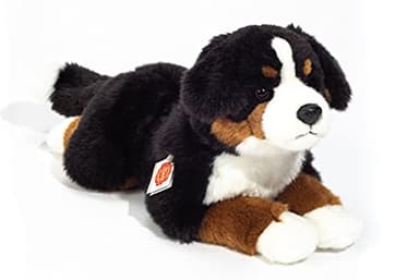 Teddy Hermann 91940 Hund Berner Sennenhund 40cm, Kuscheltier mit idealem Recyclinganteil (Füllmaterial)