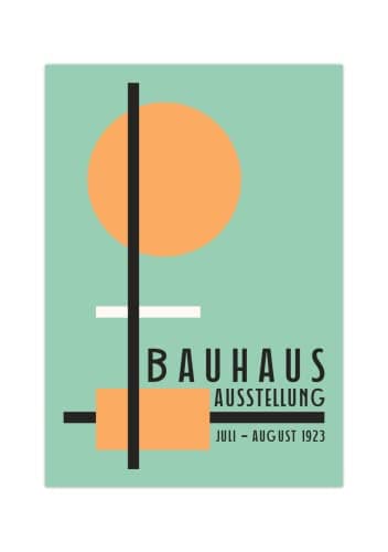 Generisch Poster Bauhaus Ausstellung | Juli 1923 A2 (59,4x42 cm)
