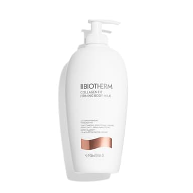 Biotherm Collagen Fit Firming Body Milk, Körpermilch für straffere, festere Haut und bis zu 48h Feuchtigkeit, mit Kollagenpeptiden & Biotech Plankton, 400 ml