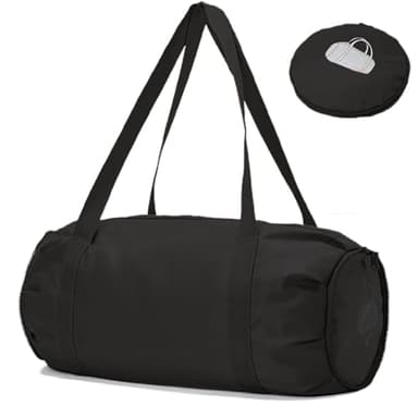 XSEXO Kleine Faltbare Sporttasche - Herren & Damen Yoga- & Schwimmtasche (Schwarz)