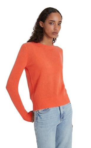 Style & Republic Kaschmir Pullover-Damen elegant aus 100% Cashmere - Dein kuscheliger Premium Strickpullover für stilvolle Herbst- & Winter-Momente - Marigold M