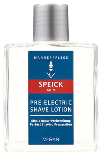 Speick Men Pre Electric Shave Lotion – Hautschonende Vorbereitung für Elektrorasur, 2x100 ml