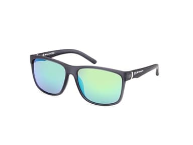 BMW M Motorsport BS0042 Sonnenbrille Herren, Sonnenbrille Leicht, Form Linsen Navigator, Linsen Rauch Polarisiert, Schwarz Matt