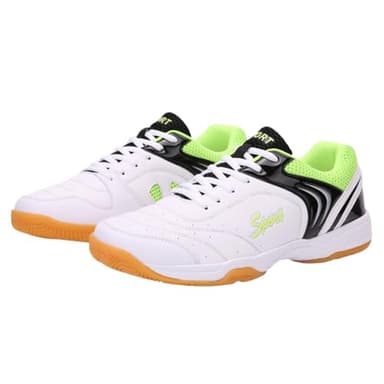 Viaoragiosa Atmungsaktiv Badminton Schuhe,Tischtennis Schuhe Herren,Badminton Schuhe rutschfest Hallenschuhe,Mehr Komfort Und Sicheren Halt Unisex,FüR Tennis Badminton Walking Fitnessstudio