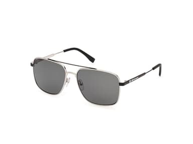 BMW M Motorsport BS0044 Sonnenbrille Herren, Sonnenbrille Casual Leicht Aus Metall, Rechteckige Linsenform, Grüne Gläser, Mattes Anthrazit