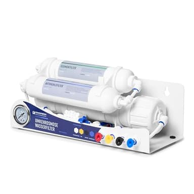 OsmoFresh Osmoseanlage Smartline Gold 125 GPD | Umkehrosmose Wasserfilter bis zu 475L Tagesleistung | Direct Flow Frischwasser - kein Tank erforderlich | Aquaristik | Meerwasseraquaristik