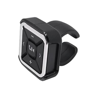 POFET Lenkradfernbedienung Bluetooth 5.0 Fernbedienung Wiederaufladbare Freisprecheinrichtung Wasserdicht für Auto Fahrrad Motorrad