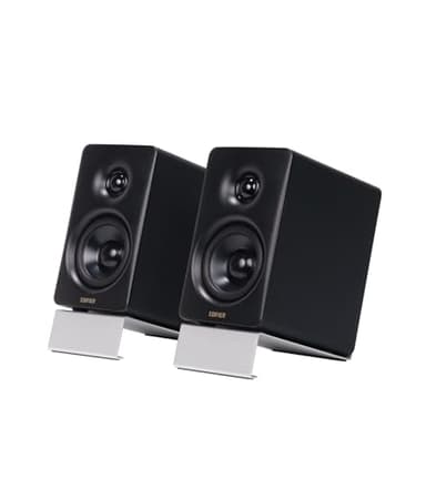 Edifier M60 Multimedia-Lautsprecher Bluetooth 5.3, 66W RMS, Hi-Res Audio & Hi-Res Wireless Audio, LDAC, 3" Mittelbass & 1" Hochtöner, USB-C & Aux-Eingänge, Kompakter Desktop Lautsprecher - Schwarz