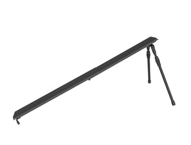 EUFAB 11640 Universal Auffahrschiene für Fahrradträger, ca. 115 cm, variabel höhenverstellbar 40-60 cm, Nutzlast 30 kg, für Reifenbreite von 8-10 cm, Zusammenklappbar, Schwarz