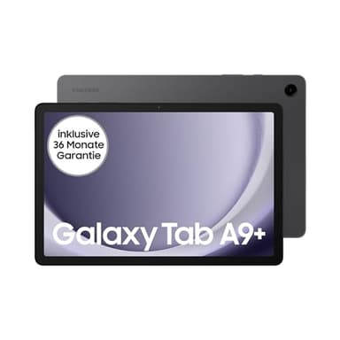 Samsung Galaxy Tab A9+ WiFi Android-Tablet, 128 GB Speicherplatz, Großes Display, 3D-Sound, Simlockfrei ohne Vertrag, Graphite, Inkl. 3 Jahre Herstellergarantie [Exklusiv bei Amazon]