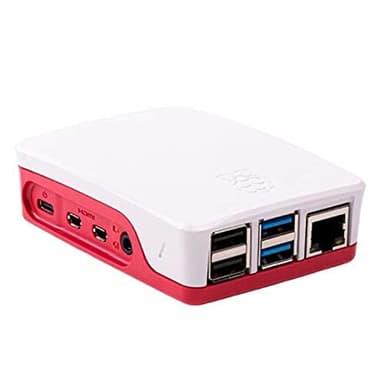 Raspberry Pi Gehäuse für Raspberry Pi 4 (Rot/Weiß)